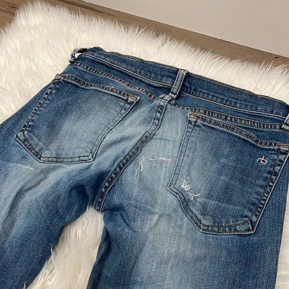 Rag & Bone Woman’s The Dre distressed skinny Jean size 26 - Picture 9 of 13
